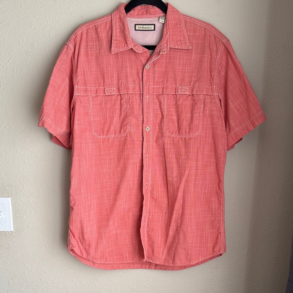 G.H. Bass & Co. Coral Casual Button Down Shirt